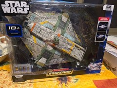 Star Wars Micro Galaxy Squadron GHOST Rebels Light & Sounds w/4 Mini Figures