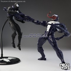 Hot-New Mess Toys Venom Lethal Neighbor 1/12 Spider-Man Symbiote Action Figure