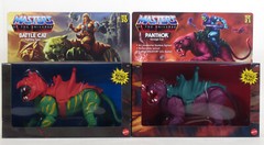 Masters of the Universe Origins BATTLE CAT & PANTHOR Figures Set of 2 – NEW!