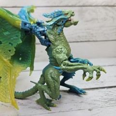 Mega Bloks Plasma Dragons Fangrene Acid Dragon 2007 6″ Adjustable Figure