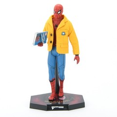 Spider-Man Homecoming Peter Parker 1:6 Action Figure Head Changable Toy Gift