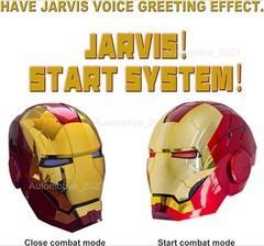 US! AUTOKING Iron Man MK5 1:1 Helmet Wearable Voice-control Children’s Day Gift