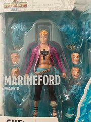 Bandai One Piece S.H.Figuarts Marco Marineford Summit War Ver. Action Figure New