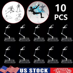 10× HG144 Adjustable Action Figure Display Holder Base Doll Model Support Stand