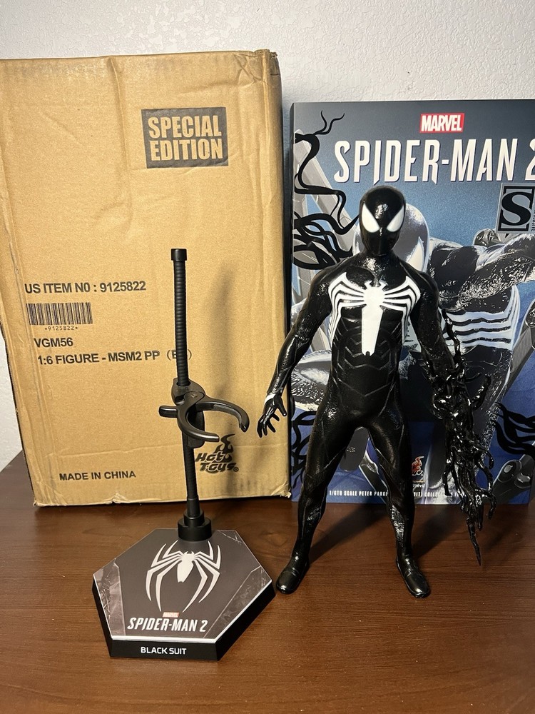 HOT TOYS VGM56 SPIDER-MAN 2 (Black Suit) SPECIAL EDITION COMPLETE