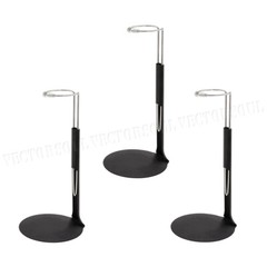 US 3Pcs Doll Stand Base Holder C Type for 8″ ~ 12″ Action Figures Toy Collection