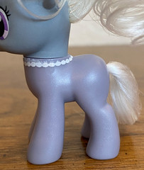My Little Pony SILVER SPOON G4 3″ Brushable, Replacement Blue Glasses, Refurbish