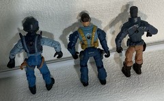 Lanard The Corps! Action Figures Lot of 3 approx 4″ From years 2003, 2005 & 2019