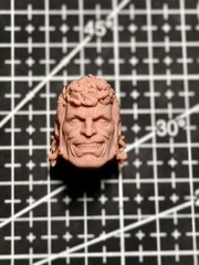1/12 1/4 1/6 1/18 Unpainted Bro. Brock Samson Head Carved Model Toys