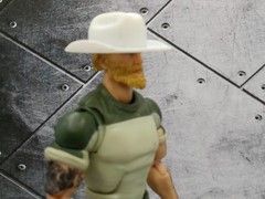 Custom 1:12 Scale Western Cowboy Hat Accessory for 6″ Action Figures – MEDIUM