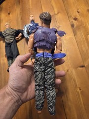 Lot Of 3 Max Steel GI Joe 12″ Actions Figure Cyborg Psycho More With Clothes 90s