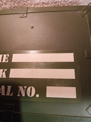GI Joe Ammo Box (1990’s) Lot With Clothes And Accessories Weapons Figures
