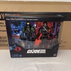 MINTY G.I Joe Classified Series Steel Corps Commander VS Twilight Guard 6″