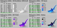Ark Survival Ascended PVE Helicoprion 100% and 90% Crafting TOP STATS
