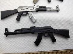 AK47 Assault Rifle 1/12 Scale Gun Weapon Action Figure Accessory Force