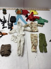 Vintage 1990s Hasbro 12 Inch Gi Joe Clothes Weapons Accessories Lot