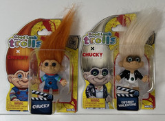 Good Luck Trolls X Child’s Play: Chucky Movies: Chucky & Tiffany 2 Figure Set