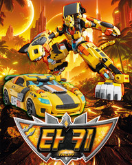Metal Cardbot W Tachy Transforming Robot Car Toy SAMG Korean Action Figure