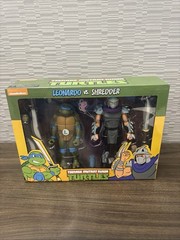 NECA Nickelodeon Teenage Mutant Ninja Turtles Leonardo Vs Shredder
