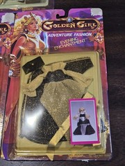 Vintage 1984 Galoob Golden Girl Adventure Fashion Lot of 3 MOC Sealed Dragon Que