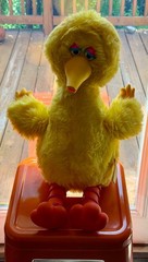 Talking Big Bird Vintage 1986 Story Magic Ideal Sesame Street – Works!