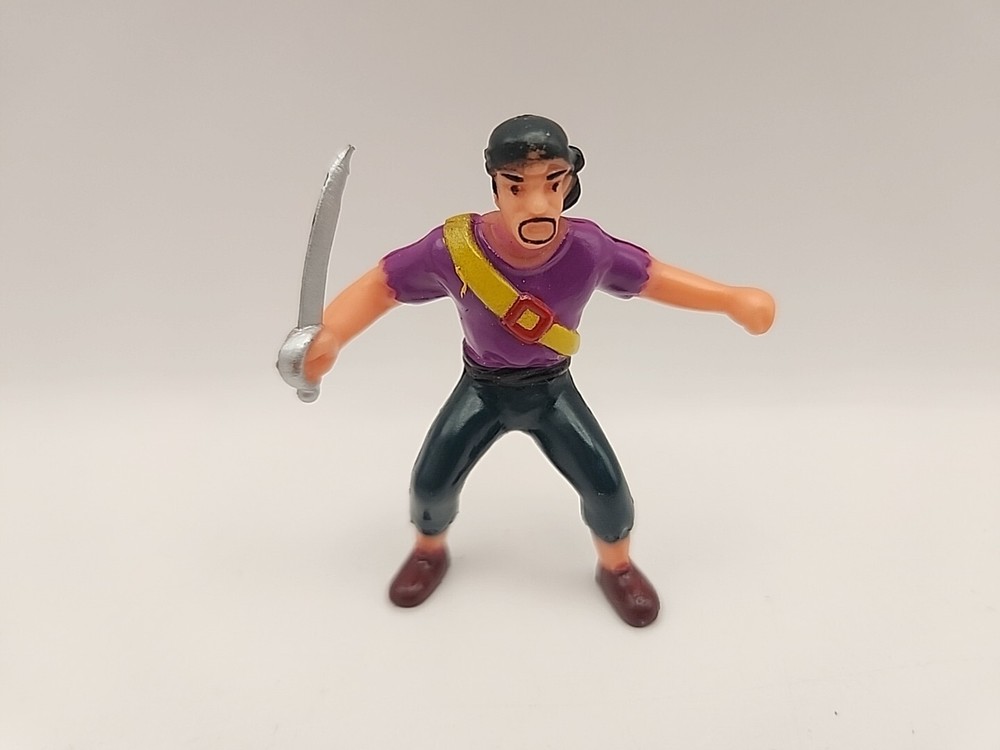Purple pirate crew mate scary villain toy figure