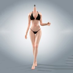 ANT T303 1:6 Seamless Female Body Normal Skin Flexible 12″ Action Figure Model