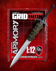 1:12 2-Handed Sword w/sheath Weapon For Mythic legions Marvel Legends 6” GA9