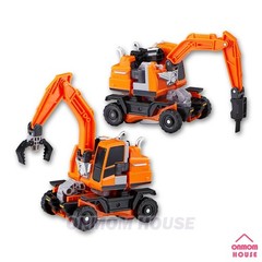 Tobot HEAVY METAL 3-in-1 Transforming Robot Figure heavy equipment Korean Toy
