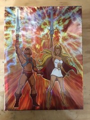 RARE He-Man & She-Ra Animated Guide LIMITED EDITION holofoil HARDCOVER 1 of 1000