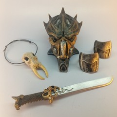 Custom Predator Bio Mask & Accessories Set 1/6 Scale – Raven Beak