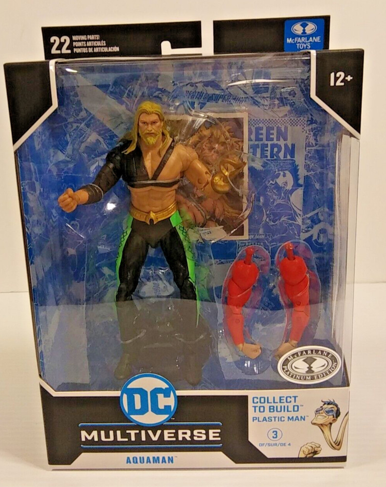 McFarlane DC Multiverse Aquaman Platinum Edition Plastic Man BAF New