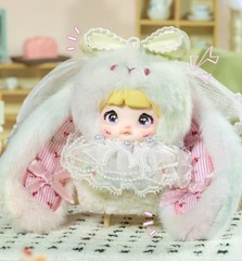 Nommi Baby Cherry Souffle Secret Sweetheart Bunny Series Plush Action Figure