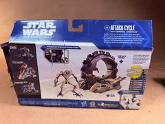 Hasbro Star Wars Clone Wars General Grievous & Attack Cycle Action Figure w Box