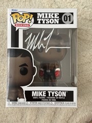 Signed Mike Tyson Funko Pop Boxing JSA Witnessed COA w/ protective case