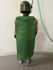 Custom 1979 KENNER STAR WARS 12″ BOBA FETT Green CAPE ACCESSORY (Cape Only)