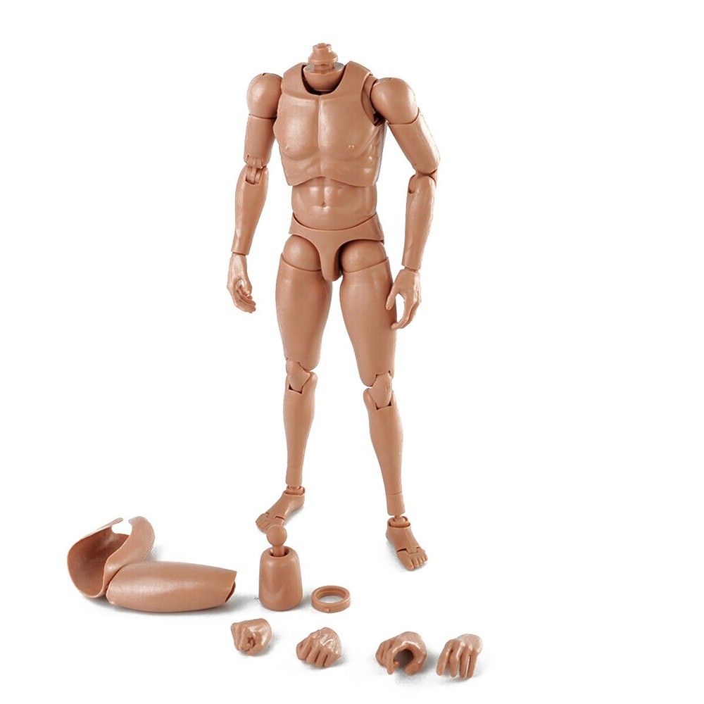1/6 Male Action Figure Body Model MX02-A 12″ HT Suntan Skin Flexible Collectible