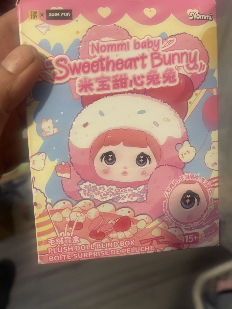 Confirmed Top Toy Nommi Baby Sweetheart Bunny Plush Doll – STRAWBERRY CREAM