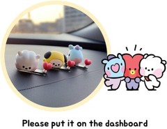 [US seller] BT21 MININI Car Monitor Dashboard Figure by BTS