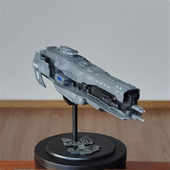 Halo 4 UNSC Resin sci-fi Spaceship Model Resin Spacecraft Figure Handmade Toy