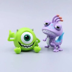 Monsters Inc Figure Set 4PCS Sulley Mike Wazowski Randall Collectible Toys