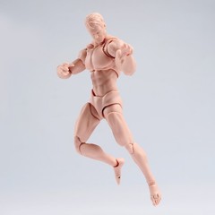 US Wind Toys 1/12 Pale Skin Flexible Man Jointed 6″ Male Figure Head Body Toy