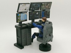 1:18 Scale Command Center Computer Diorama Set for 3.75″ JoyToy GI JOE Figures