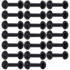 20Pcs For Motu Leg Band Replacement Connectors For Vintage Figures Black Rubber