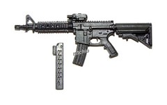 1/12 Scale Weapon – M4 ASSAULT RIFLE WITH LASER SITE & 2 AMMO CLIPS Fodder