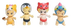 Lot of 8 Twozies Baby Toy Figures Squawky, Tracka, Pastel, Slippa, Sheena, Riley