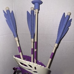 Disney Tangled Rapunzel Quiver Bow & Arrow Set Prop Cosplay Halloween Costume