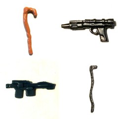 Vintage Star Wars Figure Replacement Weapons & Accessories (82 items)