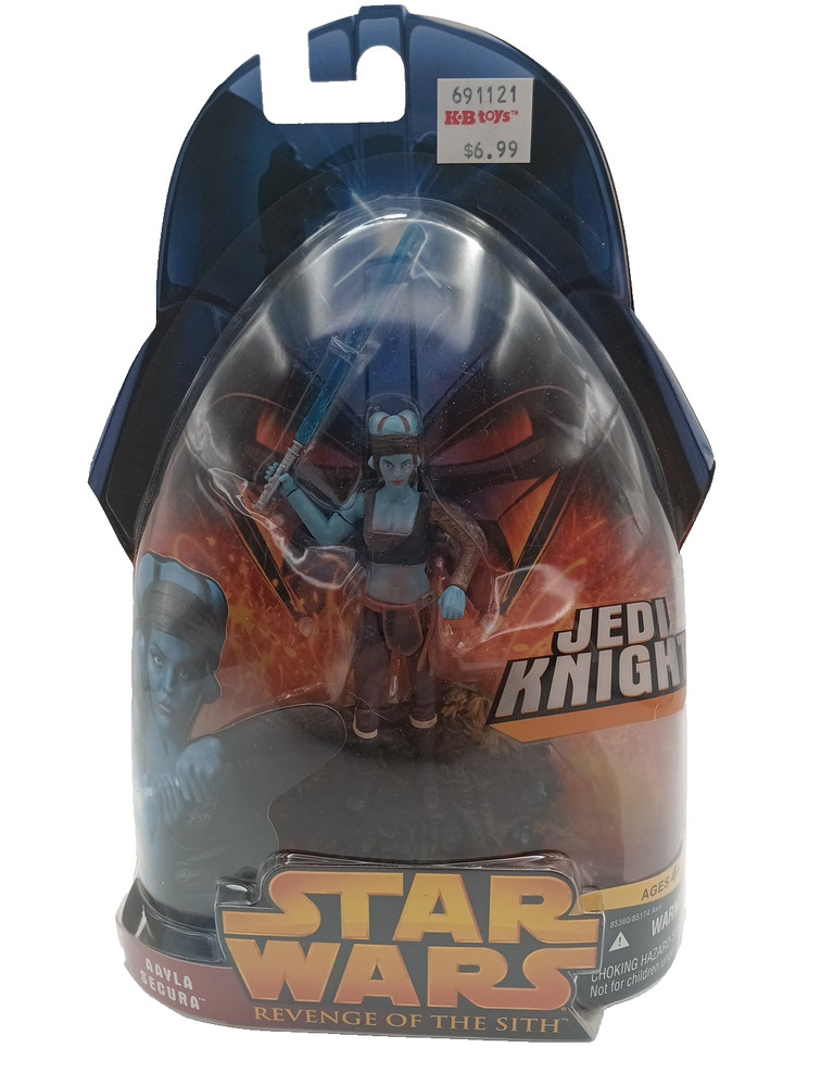 Star Wars Revenge of the Sith Aayla Secura Action Figure Hasbro 2005 Jedi Knight
