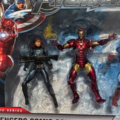 Marvel The Avengers Exclusive 4-Pack Set Captain America Thor Iron Man Black Wid